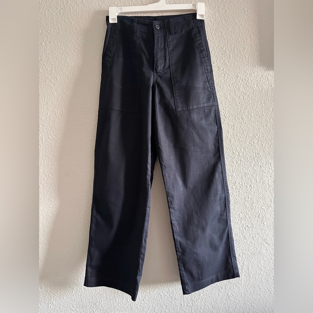 Uniqlo Black Cargo Pants High Rise